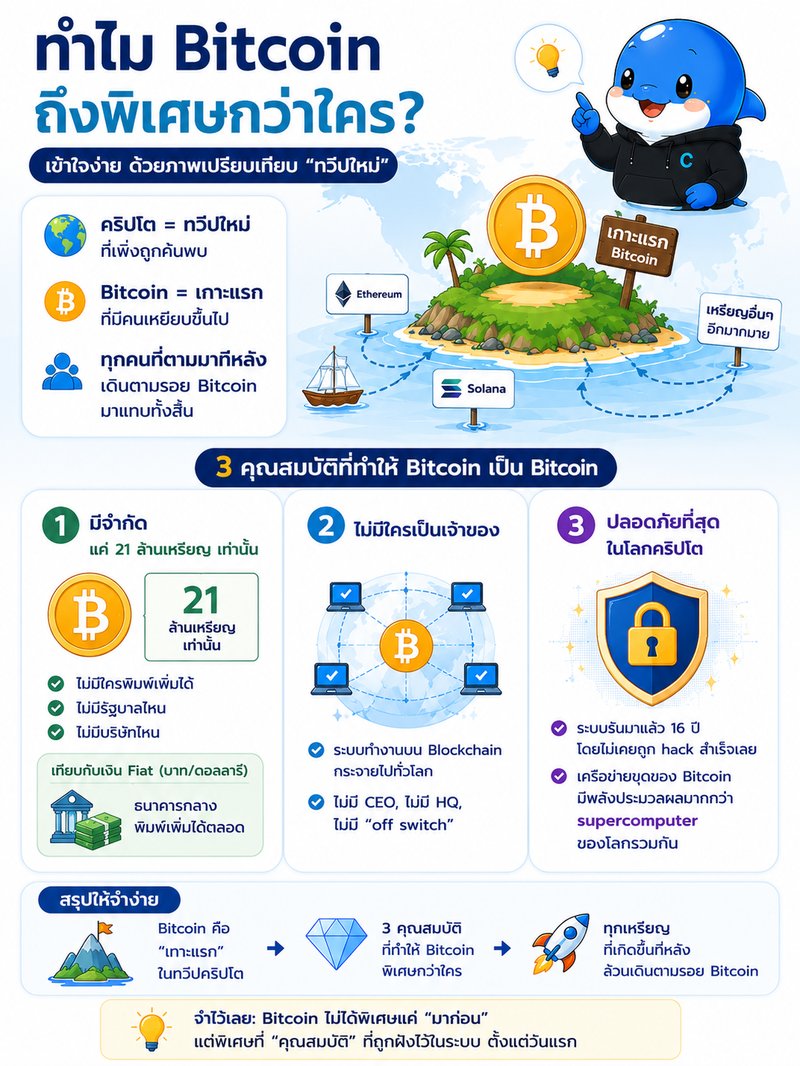 Bitcoin = ทวีปใหม่