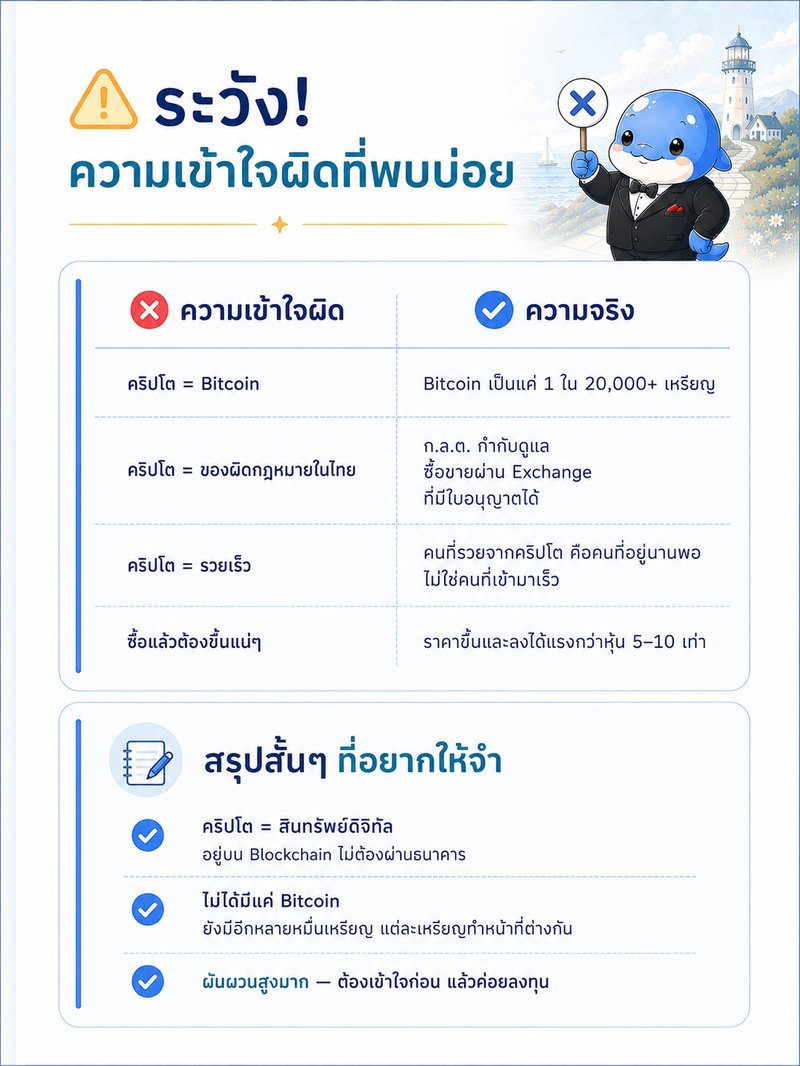 ระวัง! ความเข้าใจผิด